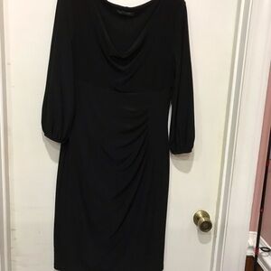 Lauren Ralph Lauren Black Long Sleeve Dress